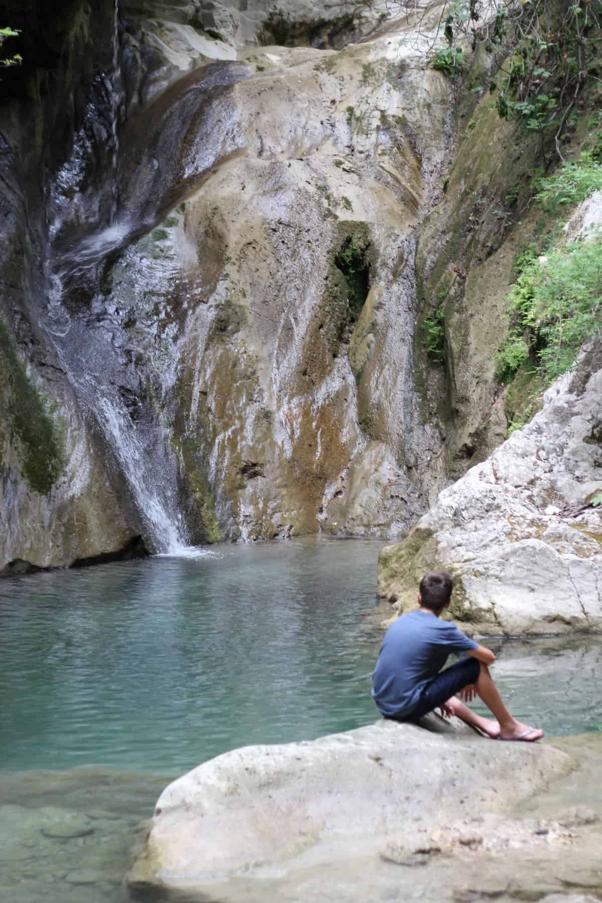 Lefkas, vattenfall