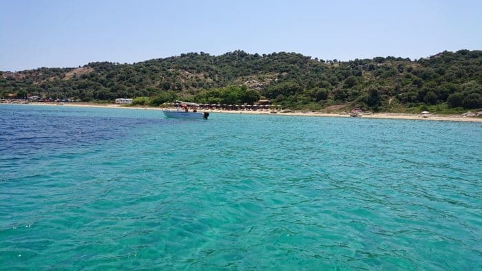 Grekland, semester, strand, Halkidiki